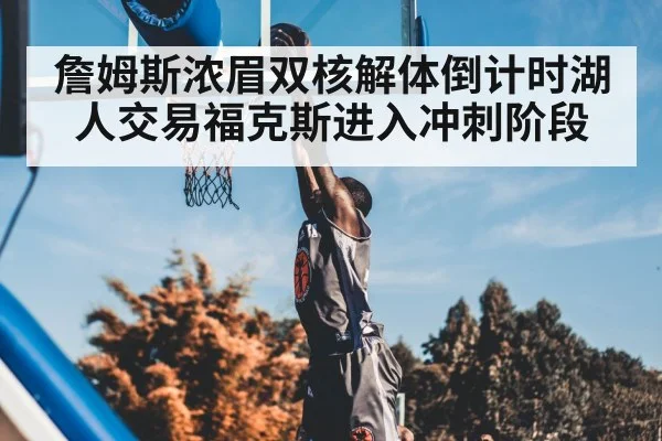 詹姆斯浓眉双核解体倒计时湖人交易福克斯进入冲刺阶段